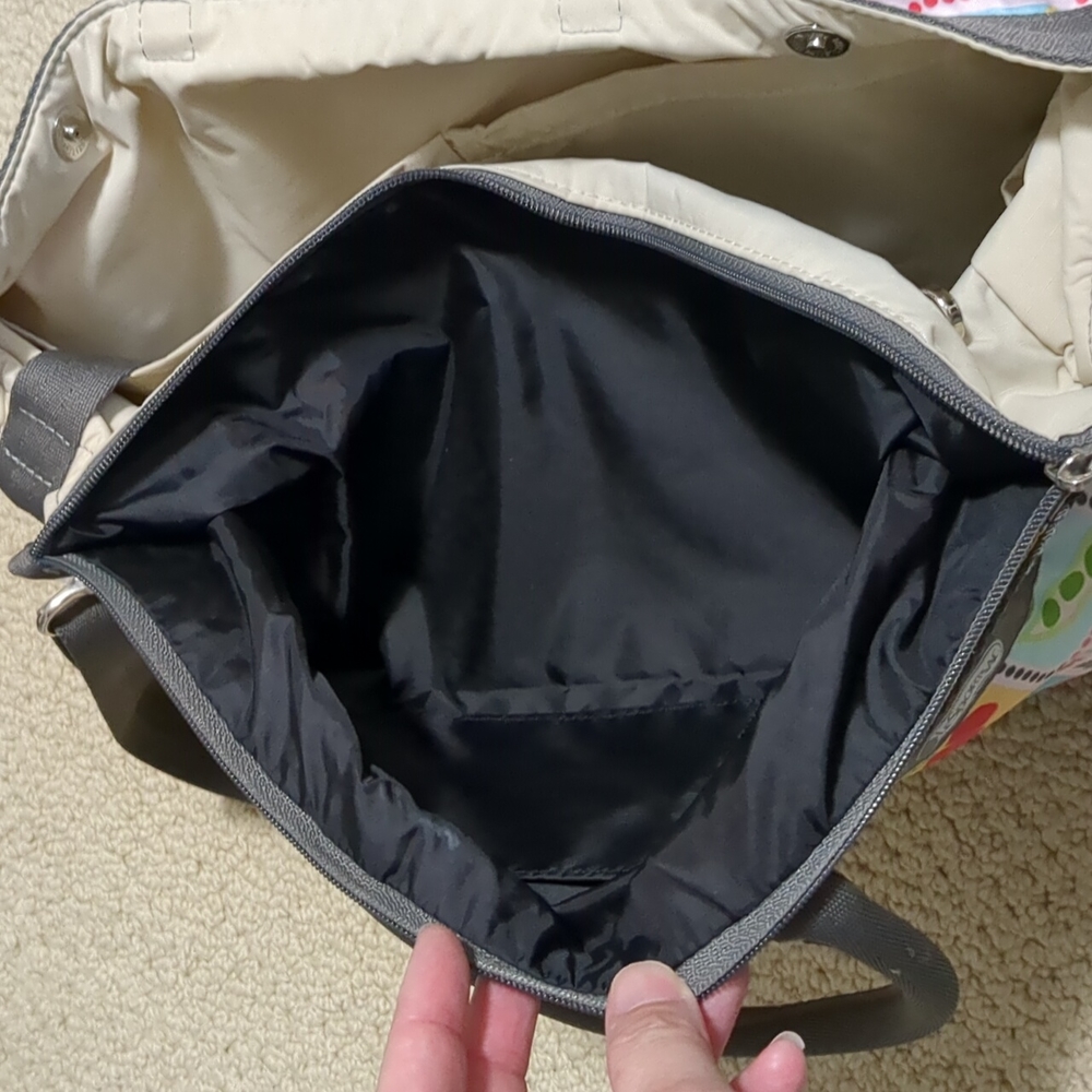 Worn Lesportsac diaper bag - Picture 4 of 12